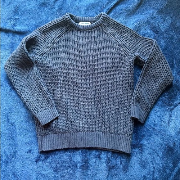 Knitted Blue Sweater - Picture 2 of 2